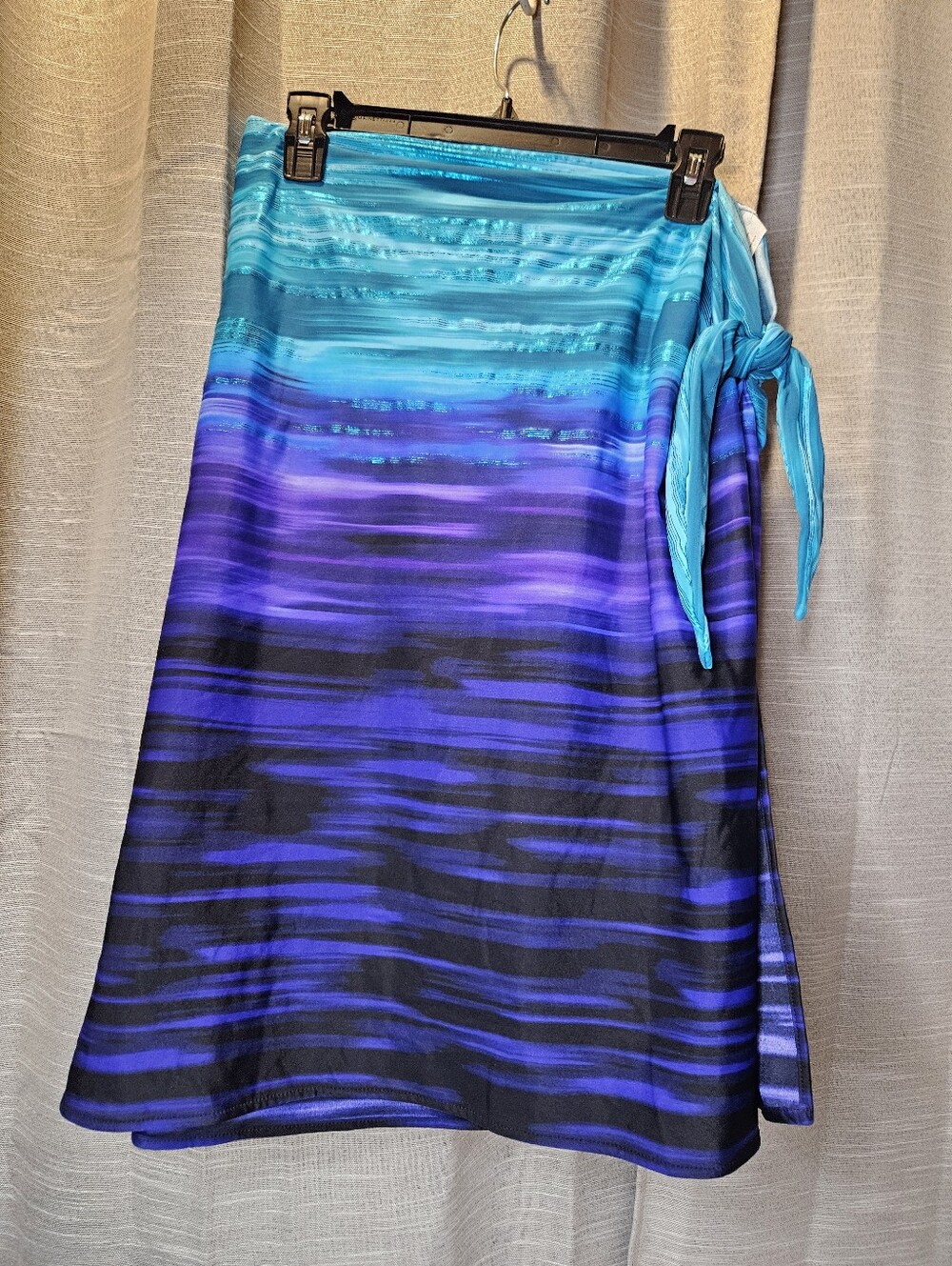 NWT Chico's Swim Miraclesuit Sarong Wrap Beach Cover-Up S/M Multi-colored